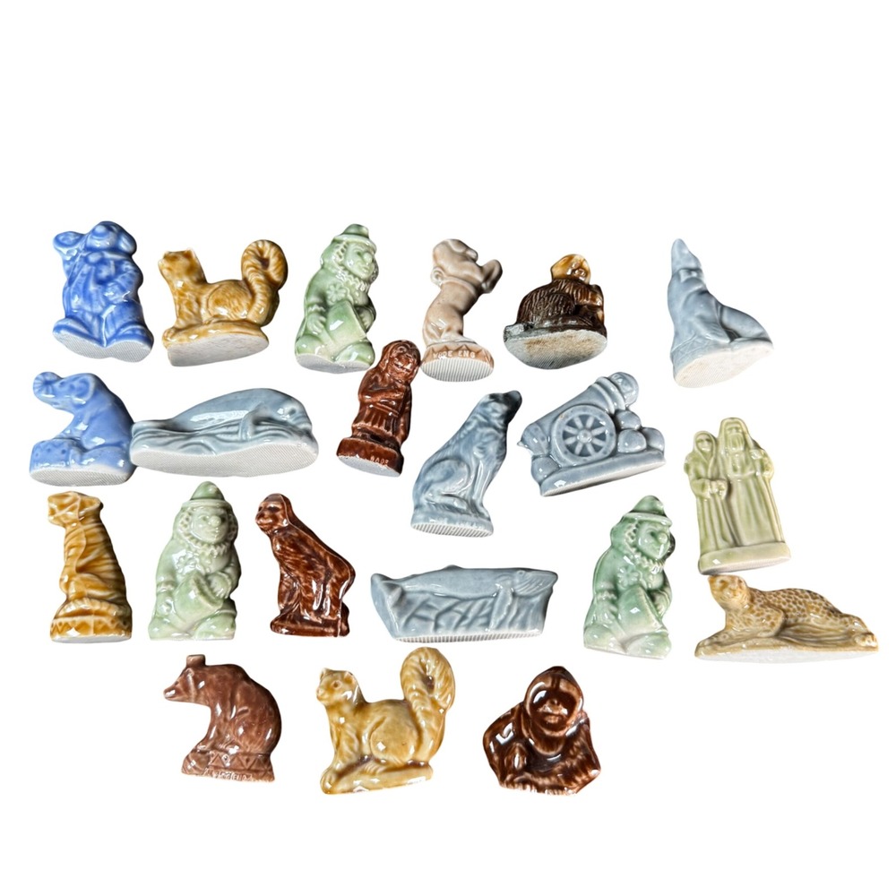 Wade Whimsies Red Rose Tea Figurines Lot 18 Multi Color Animal Character England